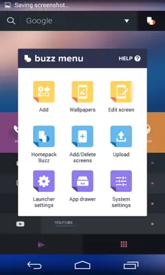 Buzz Launcher android App screenshot 0